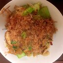 きのこと青梗菜の中華マヨ炒め